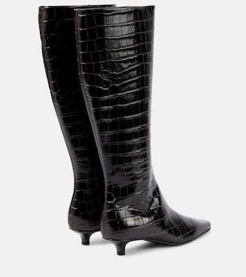 Leather knee-high boots | Toteme