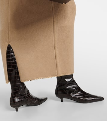 Leather knee-high boots | Toteme