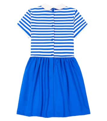 Striped cotton-blend dress | Polo Ralph Lauren Kids