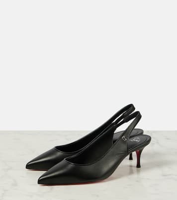 Sporty Kate 55 leather slingback pumps | Christian Louboutin