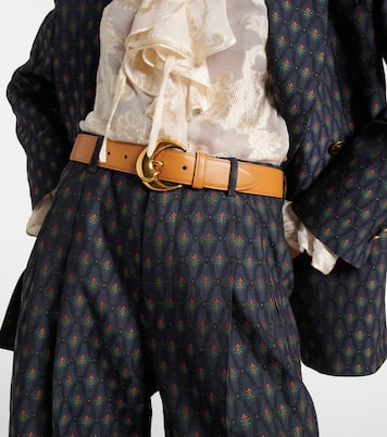 Paisley leather belt | Etro