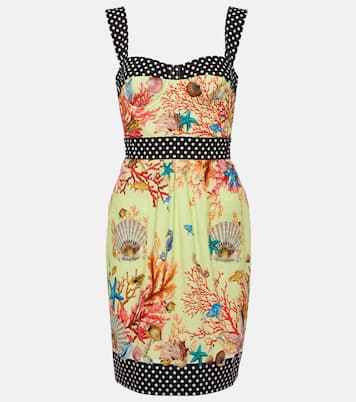Capri printed cotton minidress | Dolce&Gabbana
