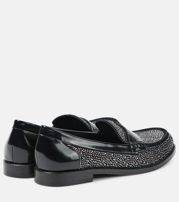 Loafers Roy aus Leder mit Kristallen | Clergerie