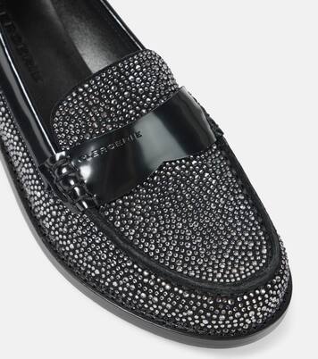 Loafers Roy aus Leder mit Kristallen | Clergerie