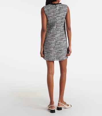 Miniabito in bouclé con applicazioni | Self-Portrait