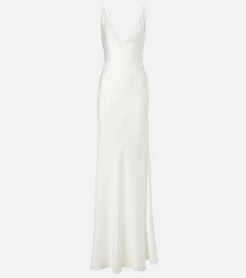 Robe longue en satin | The New Arrivals Ilkyaz Ozel