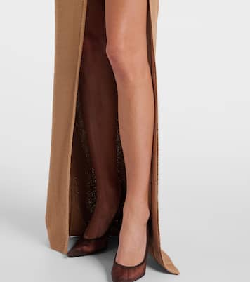 Falda larga acanalada Faye de mezcla de algodón | Aya Muse