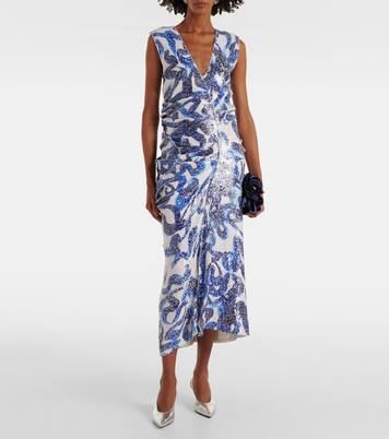 Midikleid mit Pailletten | Dries Van Noten