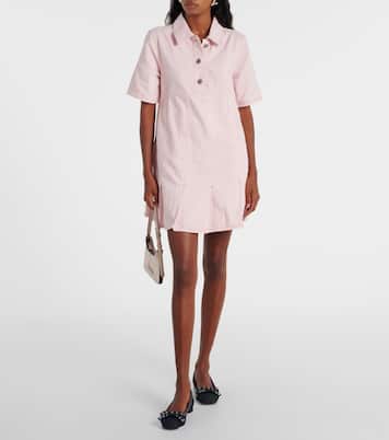 Robe chemise en denim | Ganni