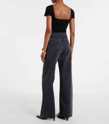 High-Rise Wide-Leg Jeans Dame | Agolde
