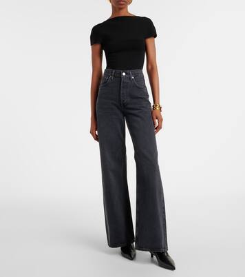 High-Rise Wide-Leg Jeans Dame | Agolde