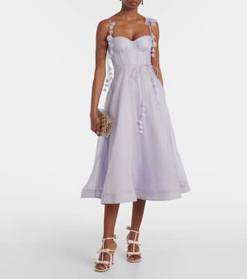 Natura linen and silk corset dress | Zimmermann