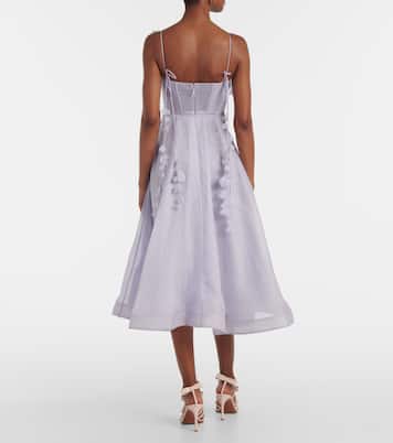 Natura linen and silk corset dress | Zimmermann