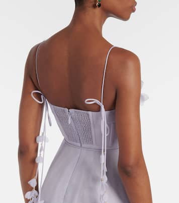 Natura linen and silk corset dress | Zimmermann