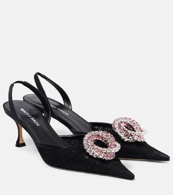 Escarpins slingback Galaxy à ornements | Mach & Mach