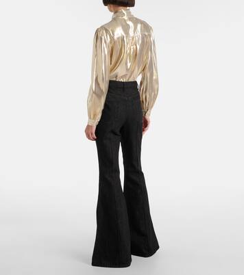 High-Rise Flared Jeans | Self-Portrait