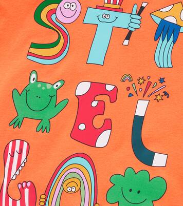 Printed cotton jersey T-shirt | Stella McCartney Kids