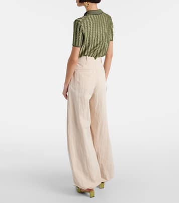 Weite Mid-Rise-Hose Calisson | Jacquemus