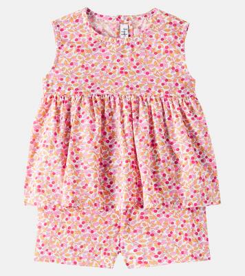 Baby cotton shirt and shorts set  | Il Gufo