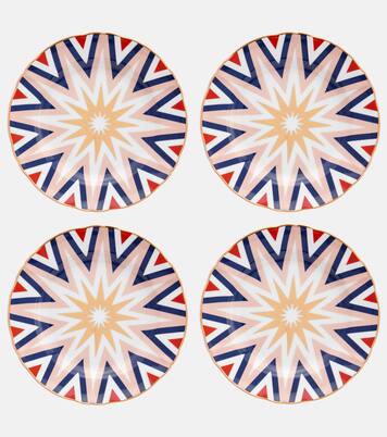 Folgore set of 4 dessert plates | Bitossi