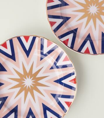 Folgore set of 4 dessert plates | Bitossi