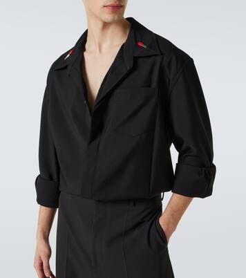 Embellished wool shirt | Bottega Veneta