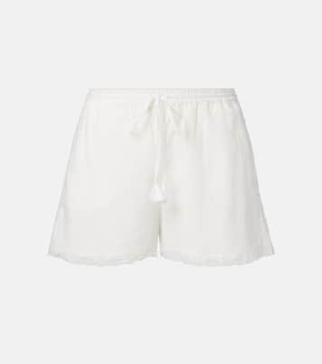 Cruse cotton wide-leg shorts | Poupette St Barth
