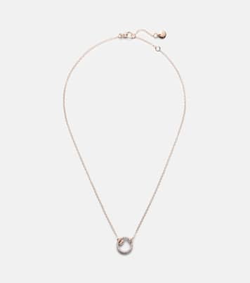 Pomellato Together 18kt rose gold chain necklace with diamonds | Pomellato