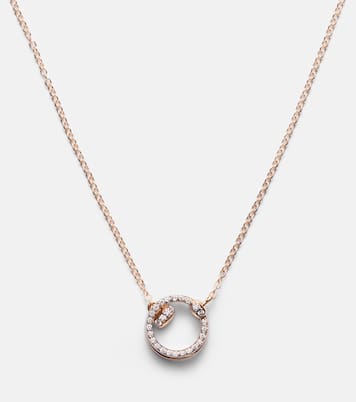 Pomellato Together 18kt rose gold chain necklace with diamonds | Pomellato