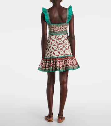 Mini Gingerbread printed minidress | La DoubleJ