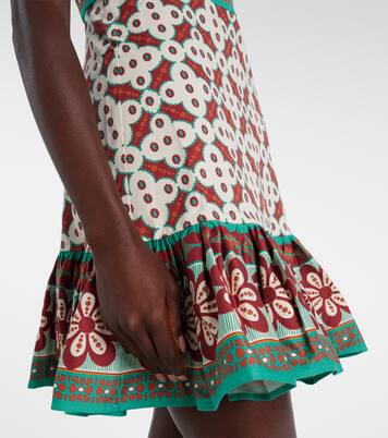 Mini Gingerbread printed minidress | La DoubleJ