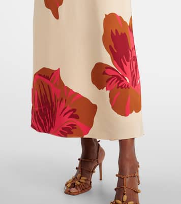 Maxikleid aus Seide mit Pailletten | Johanna Ortiz