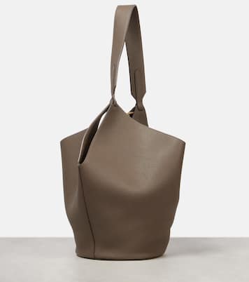 Lotus Small leather tote bag | Khaite