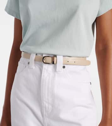 Luna leather belt | Khaite