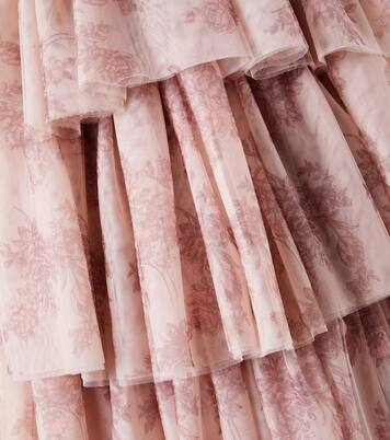 Robe Jeena en toile de Jouy et tulle | C'era Una Volta