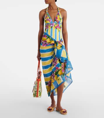 Printed halterneck swimsuit  | Dolce&Gabbana