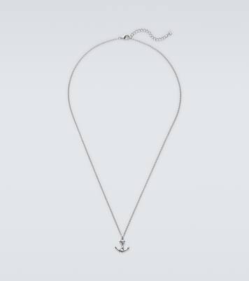 Anchor Lock Small sterling silver chain necklace | Mateo