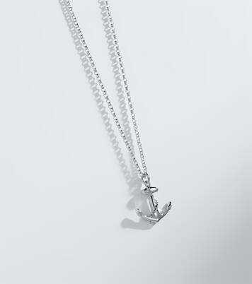 Anchor Lock Small sterling silver chain necklace | Mateo