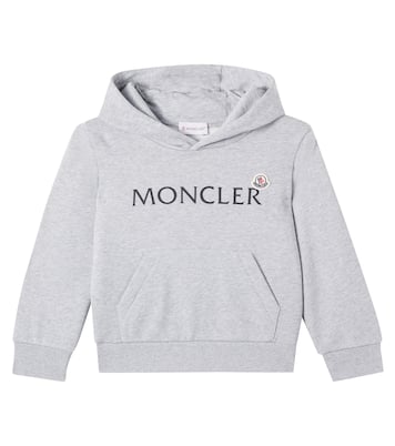 Logo cotton jersey hoodie | Moncler Enfant