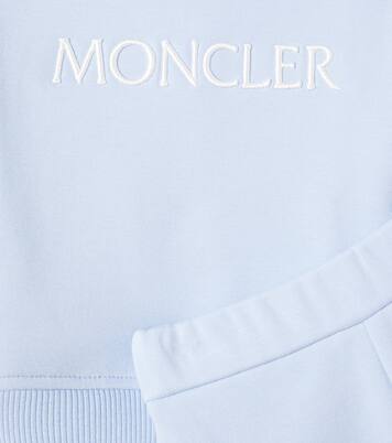 Baby cotton-blend fleece sweatshirt and sweatpants set | Moncler Enfant