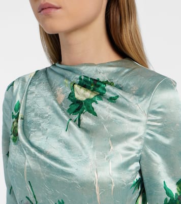 Midikleid aus Satin | Erdem