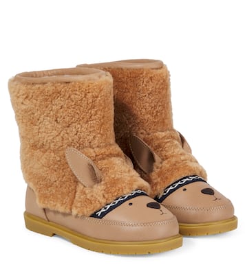 Wadou leather and shearling boots | Donsje