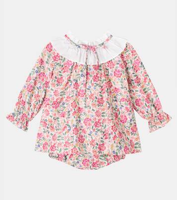 Baby Odisea floral dress and bloomers set | La Coqueta