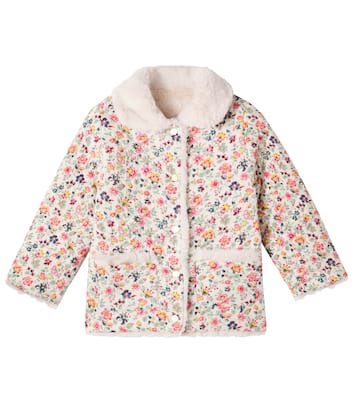 Abrigo acolchado de algodón floral | Louise Misha