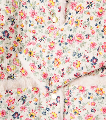 Abrigo acolchado de algodón floral | Louise Misha