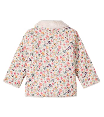 Abrigo acolchado de algodón floral | Louise Misha