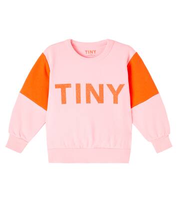 Colorblocked cotton jersey sweatshirt  | Tinycottons