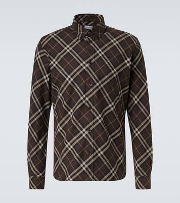 قميص Burberry Check من القطن | Burberry