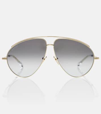 Lunettes de soleil oversize aviateur | Gucci