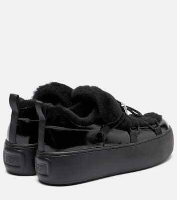Sneakers Viv' Up aus Shearling und Lackleder | Roger Vivier